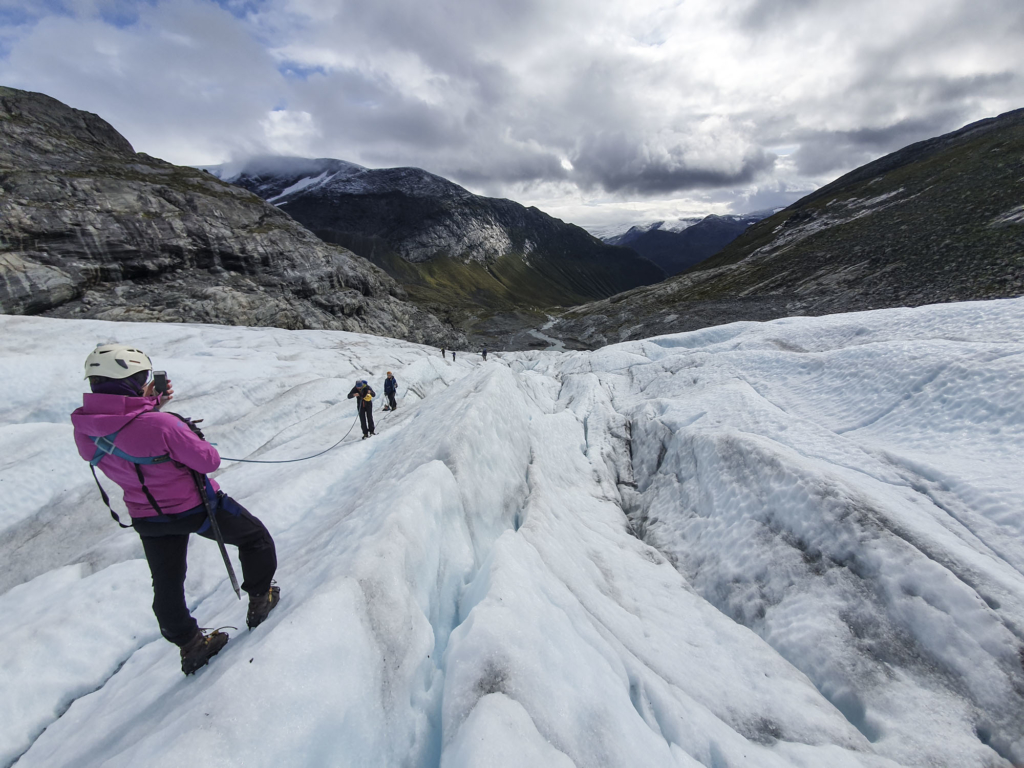 Sunnfjord Folkehogskole Fjellsport Freeride Brevandring