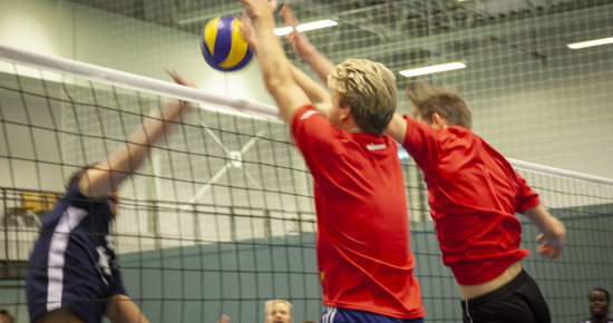 Sunnfjord Folkehogskole Volleyball Blokka